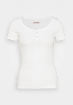Anna Field Camiseta Básica - White, Mujer