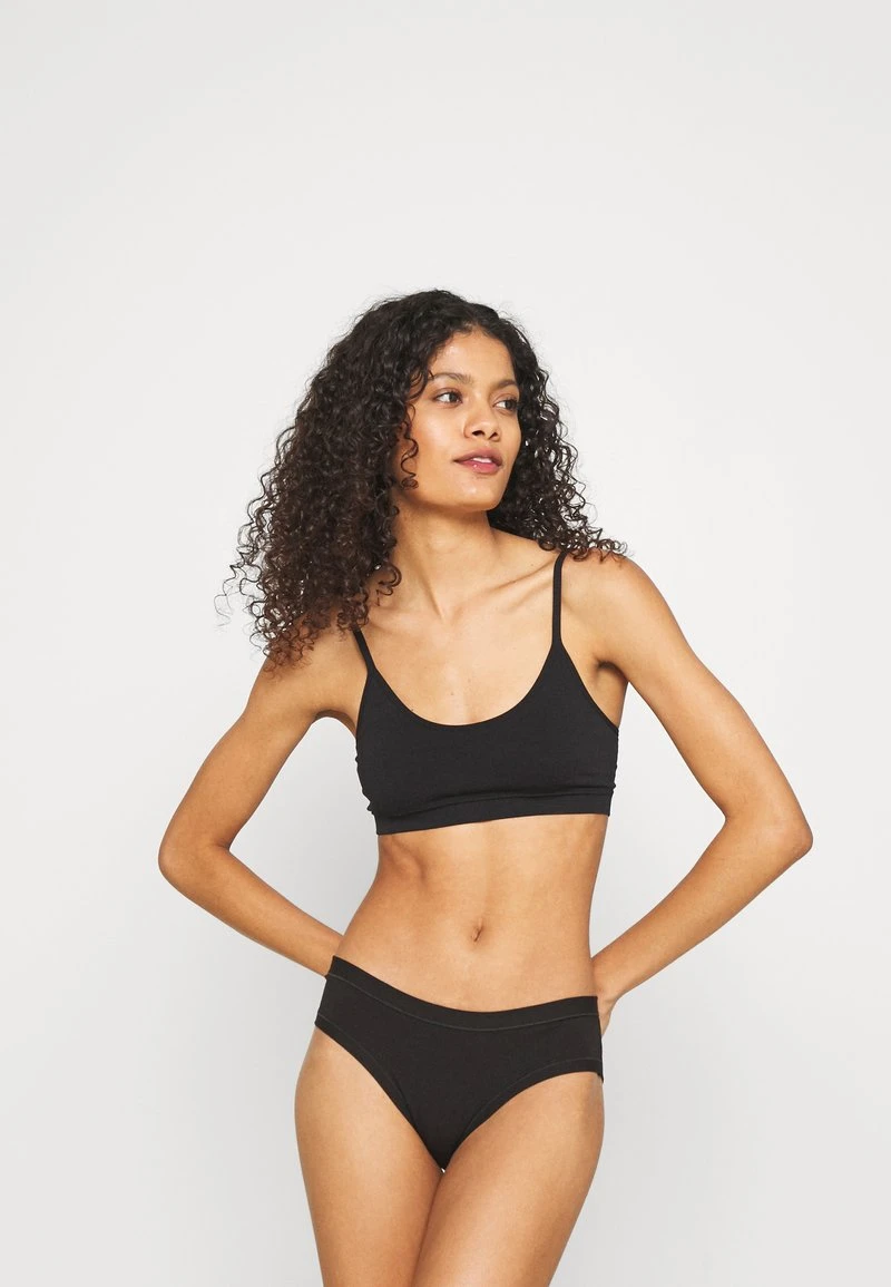 Anna Field 2PP SEAMLESS CROP TOP - Top - Black, Mujer 3 Anna Field 2PP SEAMLESS CROP TOP - Top - Black, Mujer