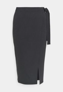 Anna Field Falda De Tubo - Dark Grey, Mujer