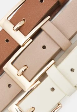 Anna Field 3 PACK - Cinturón - Cognac/off-white, Mujer -Anna Field Ventas 2022 aa67a63a6db748f3b7a090d2a0a33add