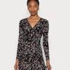 Anna Field LONG SLEEVES FLARED DRESS - Vestido Ligero - Multi-coloured, Mujer