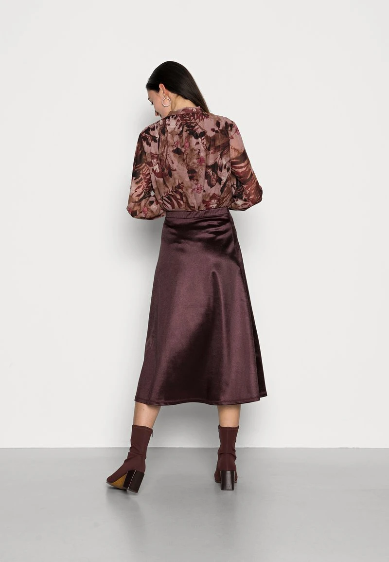 Anna Field Falda Acampanada - Dark Brown, Mujer 5 Anna Field Falda Acampanada - Dark Brown, Mujer - Imagen 3