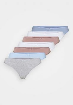 Anna Field GEORGINA 7PP THONG COTTON - Tanga - Blue/pink, Mujer -Anna Field Ventas 2022 acd111c92e4c4b37be141685d4e027d6
