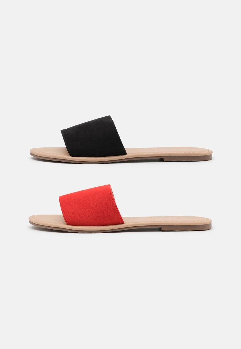 Anna Field 2 PACK - Sandalias Planas - Black/red, Mujer 4 Anna Field 2 PACK - Sandalias Planas - Black/red, Mujer - Imagen 2