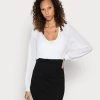 Anna Field Vestido De Tubo - Black/white, Mujer