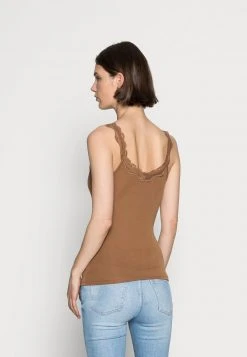 Anna Field SCALLOP LACE - Top - Brown, Mujer -Anna Field Ventas 2022 add4ae2e4d814ff68a4a156f363d3214