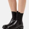 Anna Field LEATHER - Botines - Black, Mujer