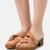 Anna Field LEATHER - Zuecos - Cognac, Mujer -Anna Field Ventas 2022 b010357c8ffe4611aceb38be3eb99101