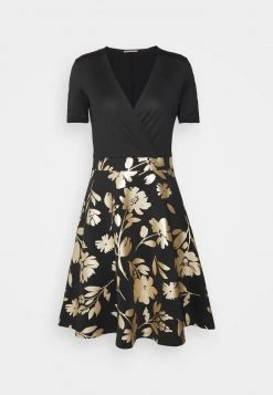 Anna Field Vestido De Cóctel - Black/gold, Mujer -Anna Field Ventas 2022 b1cf144197bc4bef82dfefecfa69cf98