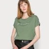 Anna Field FRANCESCA - Camiseta Estampada - Green, Mujer