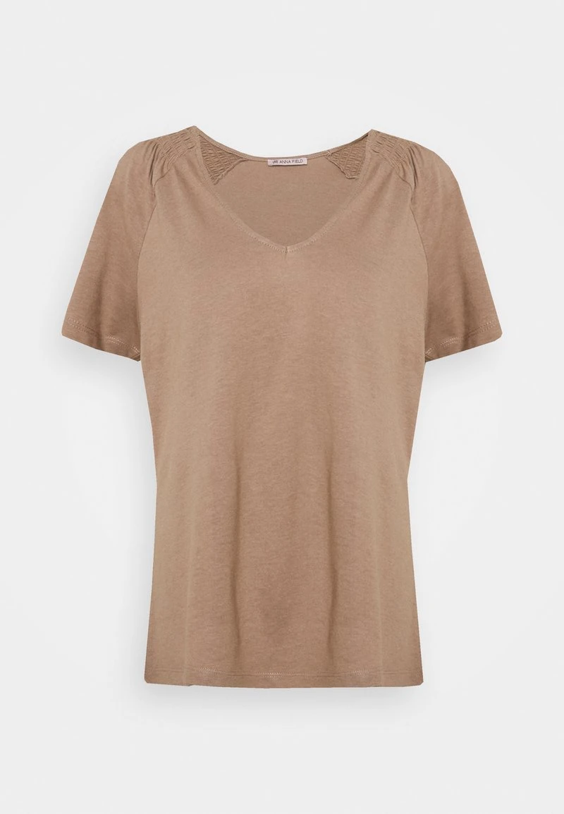 Anna Field Camiseta Básica - Light Brown, Mujer 3 Anna Field Camiseta Básica - Light Brown, Mujer