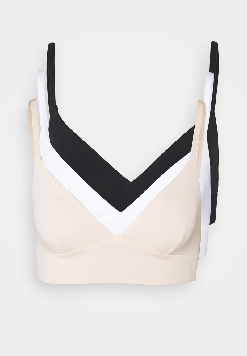 Anna Field 3 Pack Jenna Bralette - Top - Black/white/nude, Mujer 9 Anna Field 3 Pack Jenna Bralette - Top - Black/white/nude, Mujer - Imagen 7