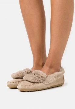 Anna Field COMFORT LEATHER - Pantuflas - Beige, Mujer