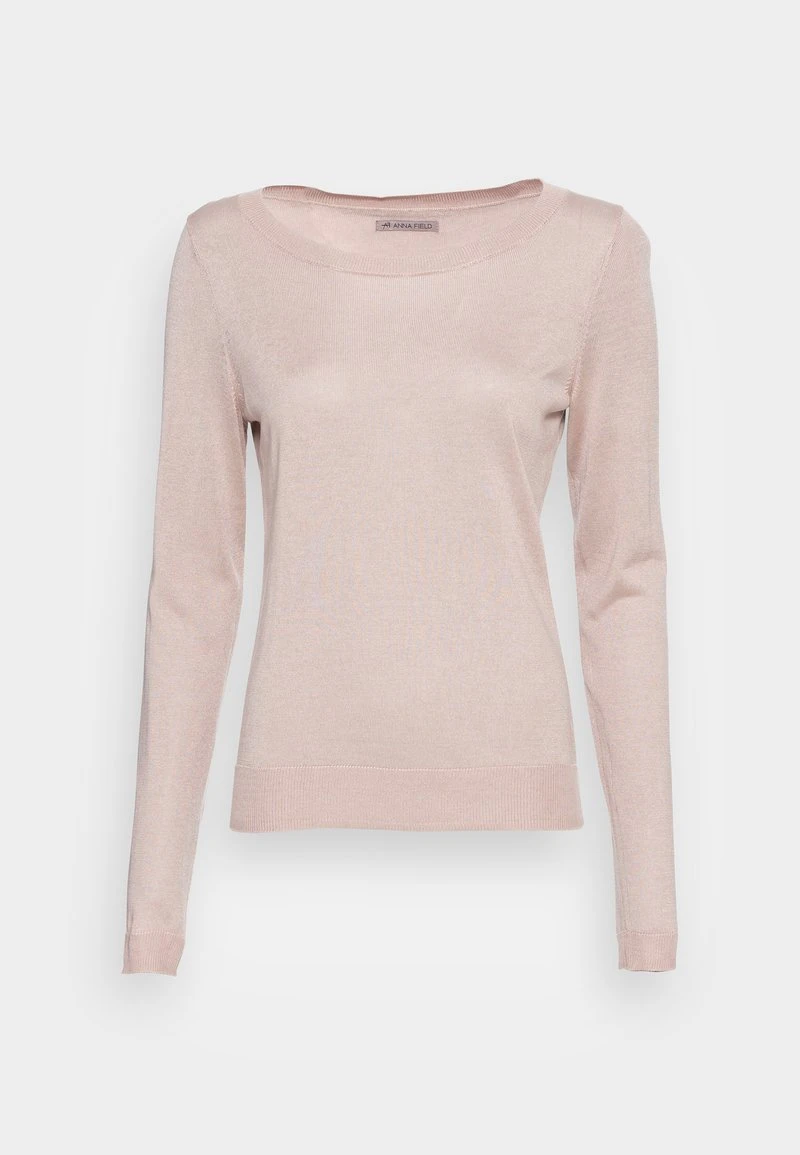 Anna Field SILK BLEND JUMPER - Jersey De Punto - Beige, Mujer 6 Anna Field SILK BLEND JUMPER - Jersey De Punto - Beige, Mujer - Imagen 4