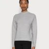 Anna Field Ottoman Jumper - Jersey De Punto - Mottled Light Grey, Mujer
