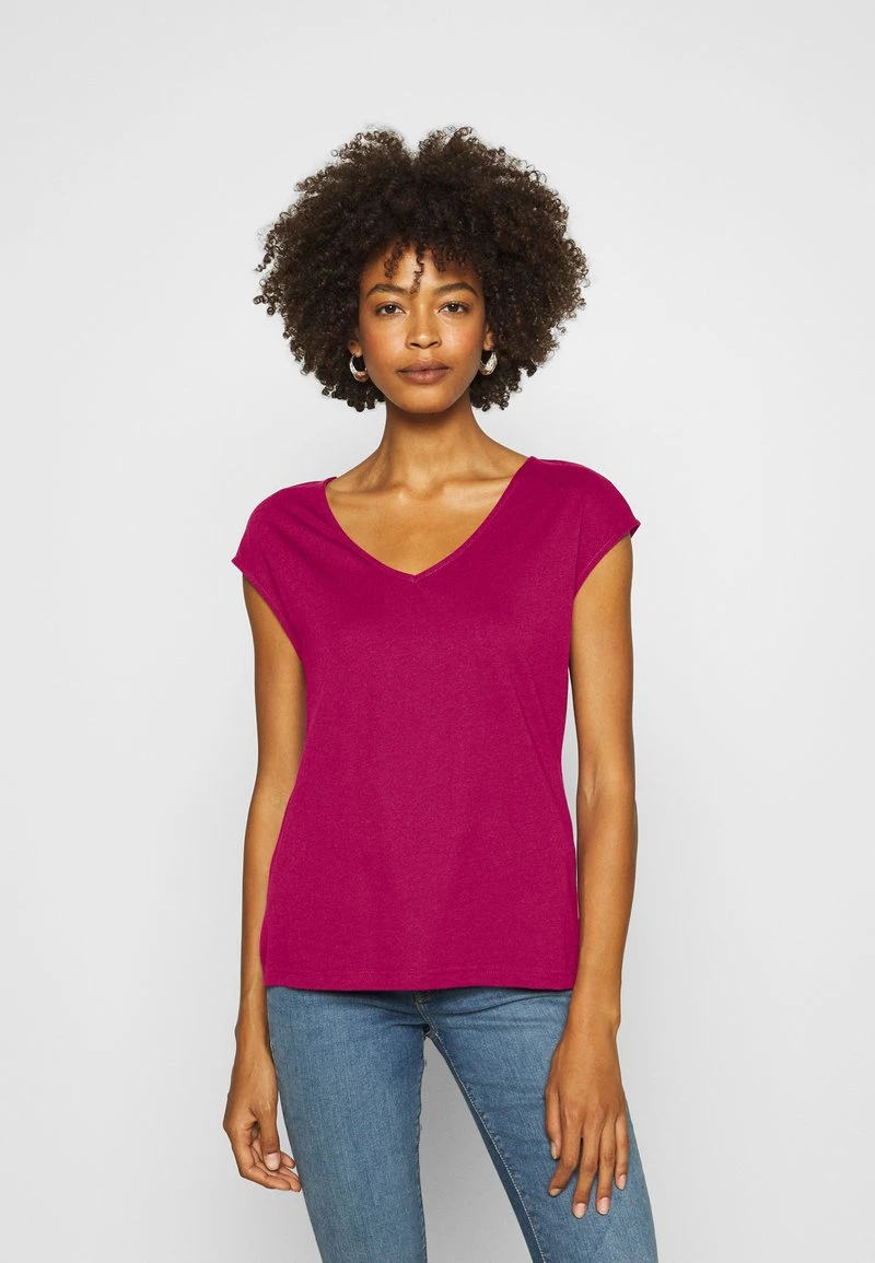 Anna Field Camiseta Básica - Berry, Mujer 3 Anna Field Camiseta Básica - Berry, Mujer