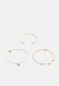 Anna Field 3 PACK - Pulsera - Gold-coloured, Mujer