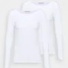 Anna Field 2 PACK - Camiseta De Manga Larga - White, Mujer -Anna Field Ventas 2022 c4ad72790eee46ecb70ca31ffe136e87
