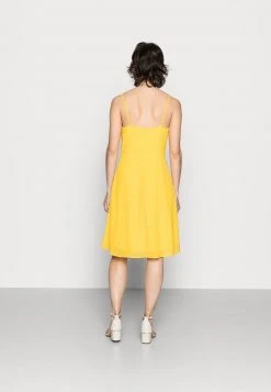 Anna Field STRAPPA FIT AND FLARE - Vestido Informal - Yellow, White, Mujer -Anna Field Ventas 2022 c7f4c0f5d3b04c9696c9bd77a11270cf