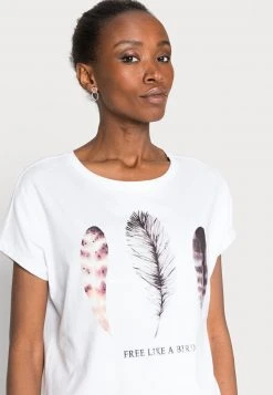 Anna Field FRANCESCA FREE LIKE A BIRD FEATHER TEE - Camiseta Estampada - White, Mujer 11 Anna Field FRANCESCA FREE LIKE A BIRD FEATHER TEE - Camiseta Estampada - White, Mujer -Anna Field Ventas 2022 c9fd1cb791324504837839dc51a768d8
