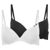 Anna Field NADINE 2PP TSHIRT BRA PLAIN MICRO W LACE WING - Sujetador Básico - Black/white, Mujer -Anna Field Ventas 2022 cbdc3f52b3584a119d4dac9f306e4c84