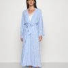 Anna Field LISHA LONG PRINTED ROBE - Albornoz - Blue Denim, Mujer -Anna Field Ventas 2022 cc3036a3bd6f4a40b8823085c482dc93