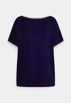 Anna Field Camiseta Básica - Dark Blue, Mujer -Anna Field Ventas 2022 cc450f6b4c7d4a568c39e0083590f6da
