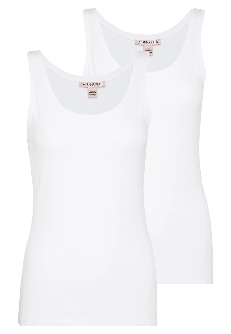 Anna Field 2 PACK - Top - White, Mujer 3 Anna Field 2 PACK - Top - White, Mujer