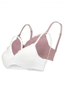 Anna Field POPPY 2PP NURSING BRA - Sujetador Sin Tirantes/multiescote - Mauve/white, Mujer -Anna Field Ventas 2022 cd28ab39c5c24fd7aca8a866bd10985f