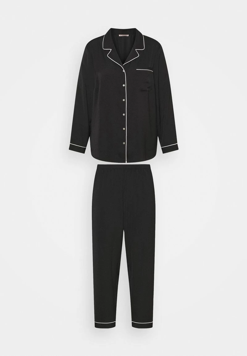 Anna Field AMANDA LONG PJ SET - Pijama - Black, Mujer 3 Anna Field AMANDA LONG PJ SET - Pijama - Black, Mujer