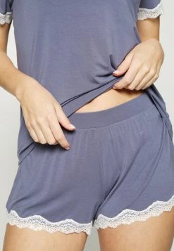 Anna Field LACE TRIM SHORT SET - Pijama - Blue, Mujer -Anna Field Ventas 2022 d077fd98b412424598515b9f82072dbf