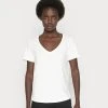 Anna Field Camiseta Básica - White, Mujer -Anna Field Ventas 2022 d0f276d12a9241deb5d2069626869422