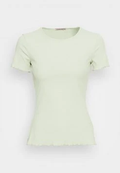 Anna Field Camiseta Básica - Light Green, Mujer -Anna Field Ventas 2022 d39eef9974024792a08ec81fb951c801