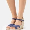 Anna Field LEATHER - Sandalias Con Plataforma - Dark Blue, Mujer -Anna Field Ventas 2022 d61a0ba2ca574871ac6c53635e707c11