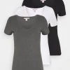 Anna Field 3 PACK - Camiseta Básica - Black, White, Mujer 2 Anna Field 3 PACK - Camiseta Básica - Black, White, Mujer -Anna Field Ventas 2022 d8673abc075746a285714e911a623aef
