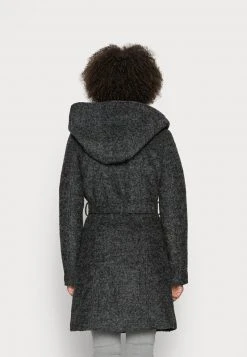Anna Field DOUBLE BREASTED COAT WITH HOOD - Abrigo Clásico - Mottled Dark Grey, Mujer -Anna Field Ventas 2022 d92a20e417314ff4bd0b57ec587d38e8
