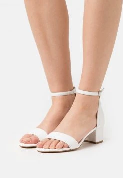 Anna Field LEATHER - Sandalias - White, Mujer