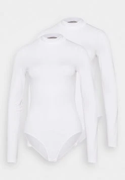 Anna Field LAURA 2PP HIGH NECK BODIES - Body - White, Mujer -Anna Field Ventas 2022 dbd0948dc2164ef2ade05ae12a52897e