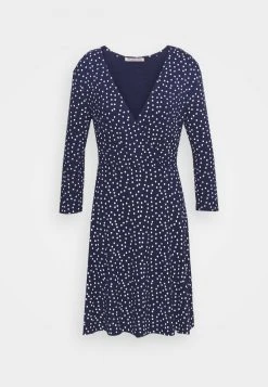 Anna Field Quarter Sleeves Wrap Mini Dress - Vestido Ligero - Dark Blue/white, Mujer -Anna Field Ventas 2022 dffe642f69614b56a38a5ad1d6e82878