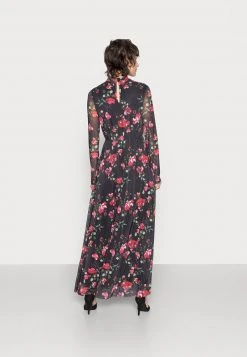 Anna Field MAXI HIGH NECK DRESS - Vestido Largo - Black/orange, Mujer -Anna Field Ventas 2022 e2e60c137d6949b1b6f500d1d970d1f6