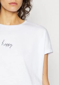 Anna Field Camiseta Básica - White, Mujer -Anna Field Ventas 2022 e4fe70bcfbf5479b899dff7518a645e2