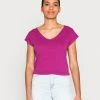 Anna Field Camiseta Básica - Purple, Mujer -Anna Field Ventas 2022 e56f07f5e8f6442688d25c190262e723