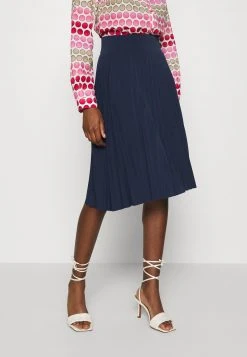 Anna Field Plisse A-line Mini Skirt - Falda Acampanada - Maritime Blue, Mujer