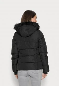 Anna Field SHORT PUFFER WITH HOOD - Chaqueta De Invierno - Black, Mujer -Anna Field Ventas 2022 e99db654171b46a981c863db2f58e715