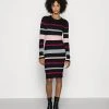 Anna Field REGULAR FIT STRIPES DRESS - Vestido De Punto - Black/red/pink, Mujer -Anna Field Ventas 2022 eaa557d83be742e49cf42a55d53086a0