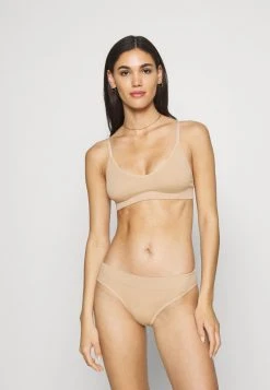 Anna Field Rib Seamless Set - Top - Tan, Mujer