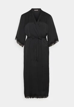 Anna Field ARIANA SATIN KIMONO LONG - Albornoz - Black, Mujer -Anna Field Ventas 2022 ed3fa476e90749298f69fe0f1c1e9eb4