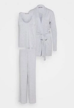 Anna Field 3 PIECE JERSEY LOUNGE SET - Pijama - Mottled Light Grey, Mujer -Anna Field Ventas 2022 f2dd0cd2d06b4d34bbaf81015ee5a71c