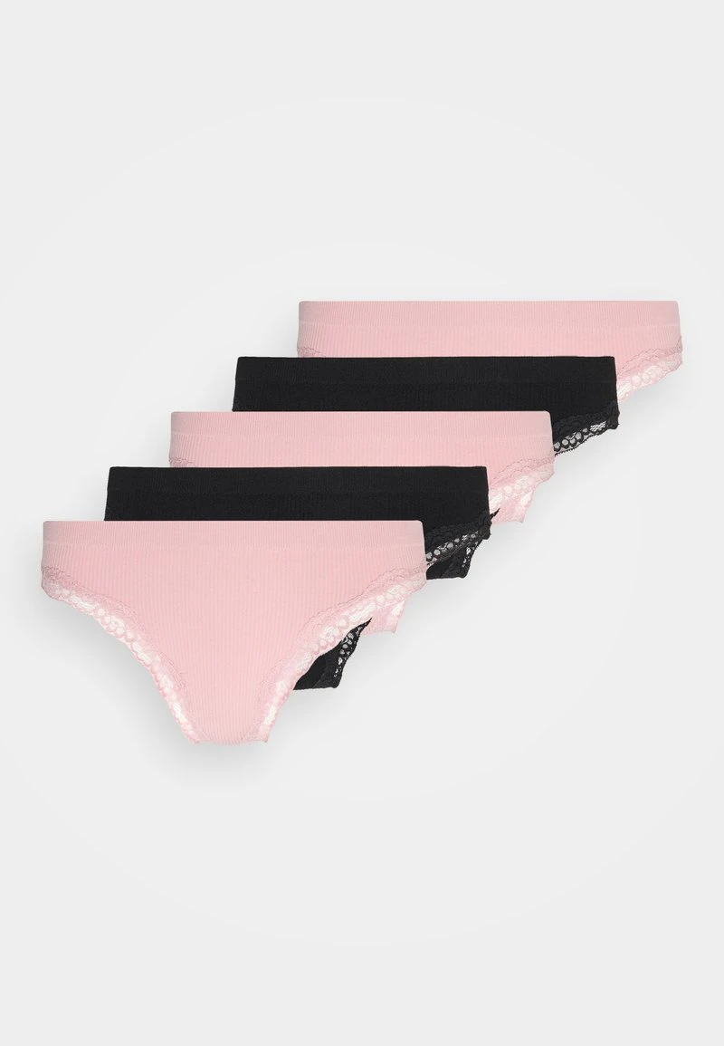 Anna Field 5 PACK - Tanga - Black/pink, Mujer 3 Anna Field 5 PACK - Tanga - Black/pink, Mujer
