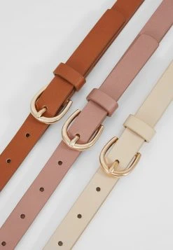 Anna Field 3 PACK - Cinturón - Cognac/rose/beige, Mujer -Anna Field Ventas 2022 f3e754a07fbf4cea9f5d557857d4c475